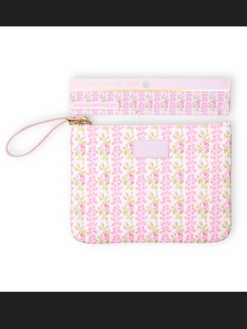 NWT LoveShackFancy x Target Yoobi Blooming Heirloom Flat Zip Pencil Case
